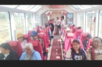 Juje&ntilde;os contin&uacute;an disfrutando de los viajes en el Tren Solar