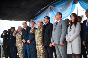 Sadir encabez&oacute; el acto en homenaje al General Jos&eacute; de San Mart&iacute;n
