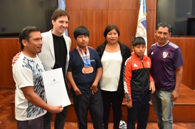 La Legislatura entreg&oacute; declaraciones de inter&eacute;s a juje&ntilde;os destacados