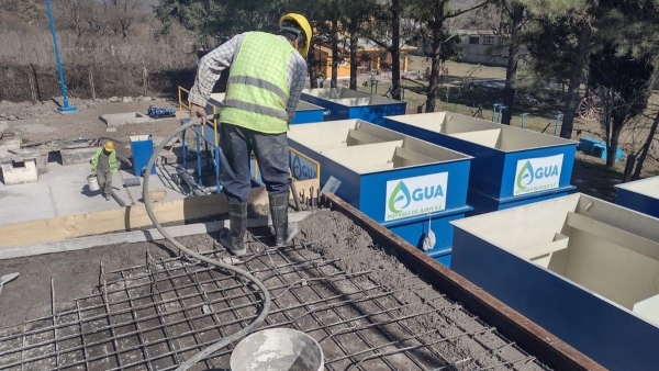 Etapa final en la construcción de la nueva planta potabilizadora de Juan Galán