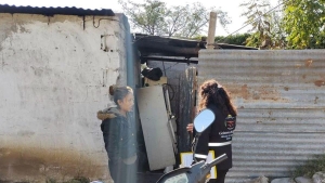 Intervenci&oacute;n por un incendio en Alto Comedero