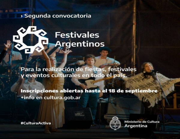 Festivales: Abren inscripciones para la 2da. Convocatoria