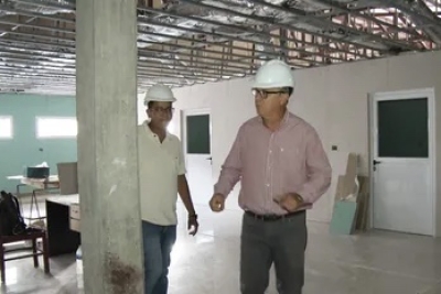 Obras de ampliaci&oacute;n de hospital Zabala, al 80%