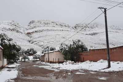 Cay&oacute; la primera nieve en pleno oto&ntilde;o