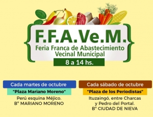 Vuelve la Feria Franca de Abastecimiento Vecinal