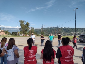 Primer "puerta a puerta" informativo ycontra el Dengue