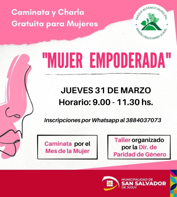 Caminata gratuita por el Mes de la Mujer