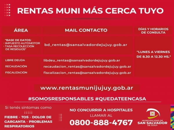 Habilitan mails para regularizar impuestos