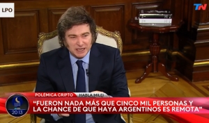 Milei no pidi&oacute; disculpas: "Es un problema entre privados"