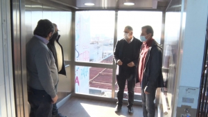 Realizaron pruebas en el ascensor urbano