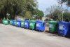 Morales entregó contenedores para la separación de residuos