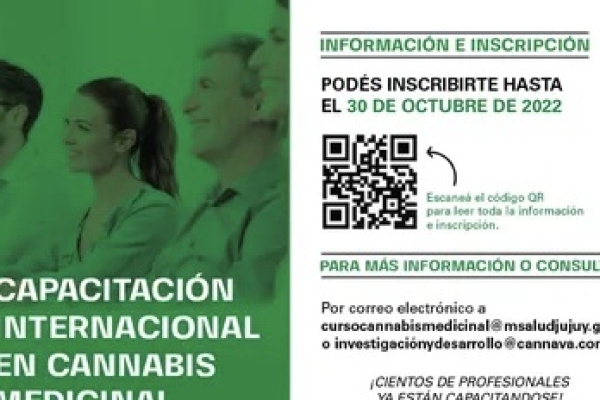 Extienden fecha de inscripción a la capacitación en cannabis medicinal