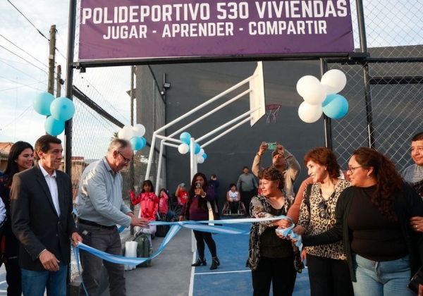 Sadir inaugur&oacute; el primer polideportivo inclusivo de la capital