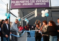 Sadir inaugur&oacute; el primer polideportivo inclusivo de la capital