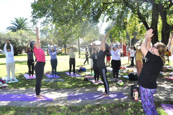 Jornada saludable por el &ldquo;Dia Internacional del yoga&rdquo;