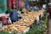 Exposici&oacute;n de ofrenda en Plaza Belgrano