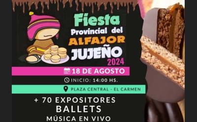 El Carmen.18 de Agosto: Fiesta Provincial del Alfajor