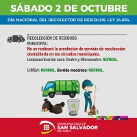 D&iacute;a Nacional del Recolector de Residuos