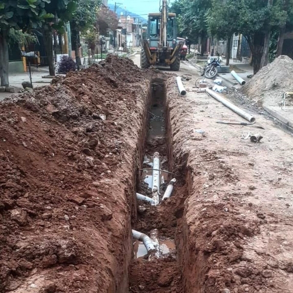 Agua Potable de Jujuy finaliz&oacute; recambio de cloacas en Libertador