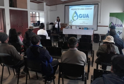 Uma Kawsay.Siguen las capacitaciones en gesti&oacute;n responsable del agua