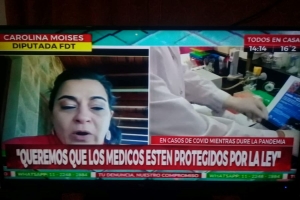 Piden por ley que protege penalmente a m&eacute;dicos por Covid