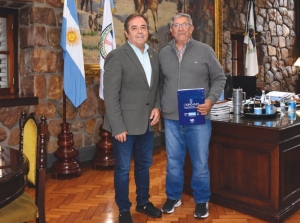 Expojuy . Bernis recibió al presidente de la Cámara de Comercio Exterior