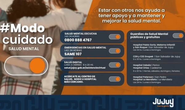 Salud Mental.Modo Cuidado: la escucha es una de las herramientas preventivas