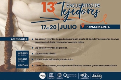 13&deg; Encuentro Provincial de Tejedores en Purmamarca