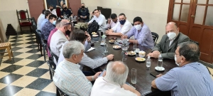 Seguridad: Coordinan acciones con intendentes del ramal