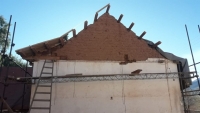 Siguen obras de puesta en valor de iglesia de Uqu&iacute;a