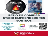 Patio de comidas y feria de Emprendedores