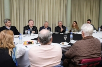 Morales, junto a empresarios de Santa Fe