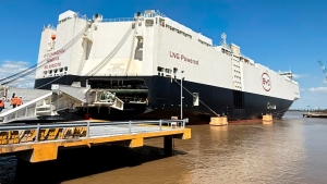 Lleg&oacute; a la Argentina el barco chino de la pol&eacute;mica y descarg&oacute; cerca de 5.800 autos h&iacute;bridos y el&eacute;ctricos
