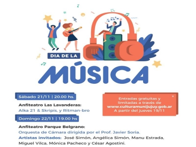 D&iacute;a de la m&uacute;sica al aire libre
