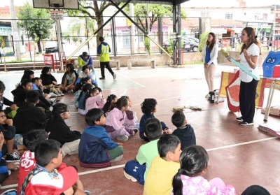Ni&ntilde;os de las colonias participaron de taller de salud bucal