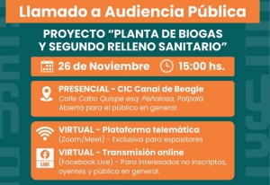 Audiencia P&uacute;blica por Planta de Biog&aacute;