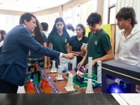 Sadir visit&oacute; la muestra de tecnolog&iacute;a y rob&oacute;tica del Colegio Jos&eacute; Hern&aacute;ndez
