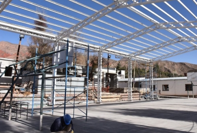 Avanzan obras en escuelas de Uqu&iacute;a y Huacalera