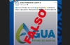 Agua Potable desmienti publicaciones falsas en redes