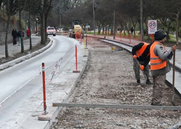 Pavimentaci&oacute;n integral de avenida Libertad ingresa en su etapa final