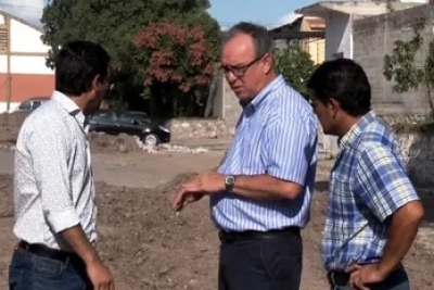 Perico: la Provincia ejecuta obras de pavimentos y drenajes