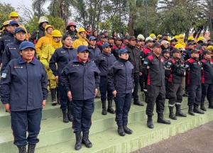 Conmemoración. Bomberos voluntarios celebraron su día