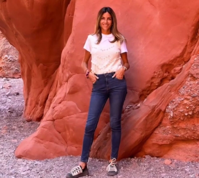 Mar&iacute;a Bel&eacute;n Ludue&ntilde;a disfruta de Jujuy