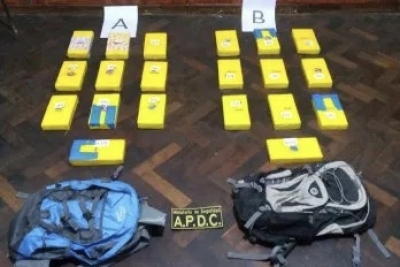 Delitos Complejos secuestró más de 20 kilos de cocaína