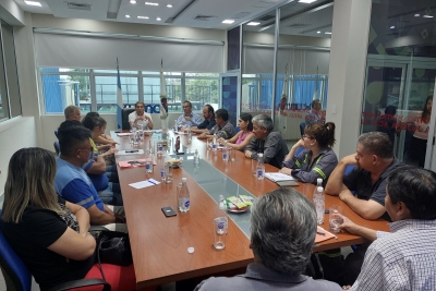 El directorio de Agua Potable coordin&oacute; acciones con los jefes regionales de toda la provincia