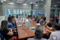El directorio de Agua Potable coordin&oacute; acciones con los jefes regionales de toda la provincia
