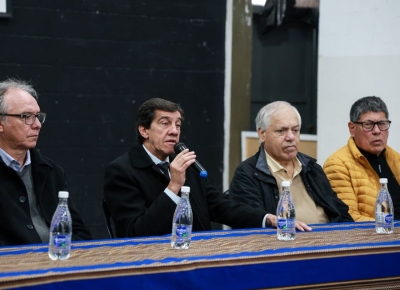 Intendentes destacan sistema estrat&eacute;gico de canalizaci&oacute;n