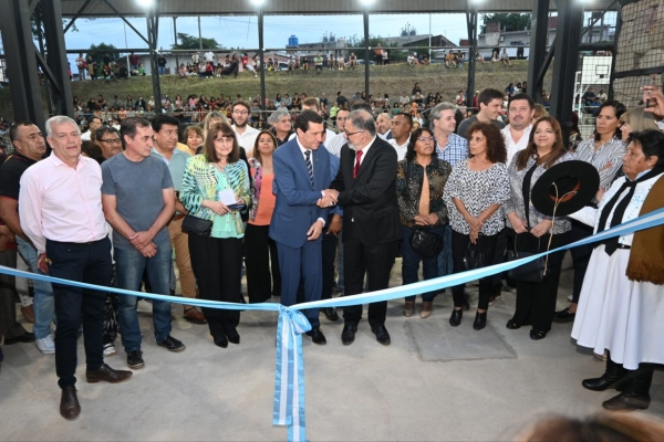 El intendente Ra&uacute;l &ldquo;Chuli&rdquo; Jorge inaugur&oacute; el Multiespacio &ldquo;Jorge &lsquo;El Perro&rsquo; Sol&iacute;s&rdquo; en Barrio Chijra