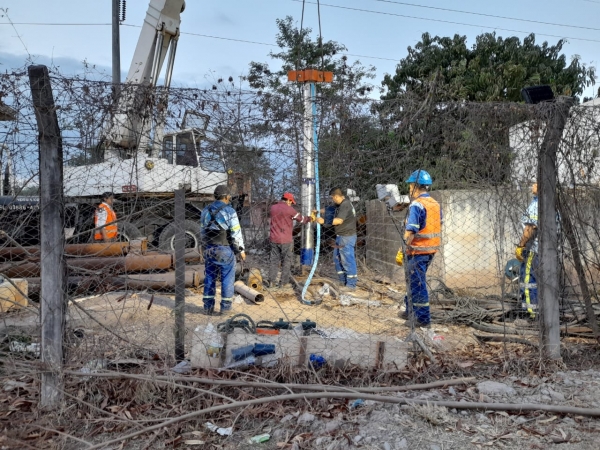 Reparan bomba y restablecen servicio de agua en San Pedro