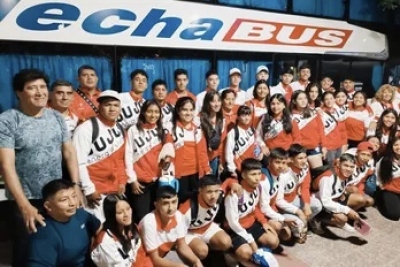 Delegaci&oacute;n Juje&ntilde;a de Deportistas parti&oacute; a Chapadmalal